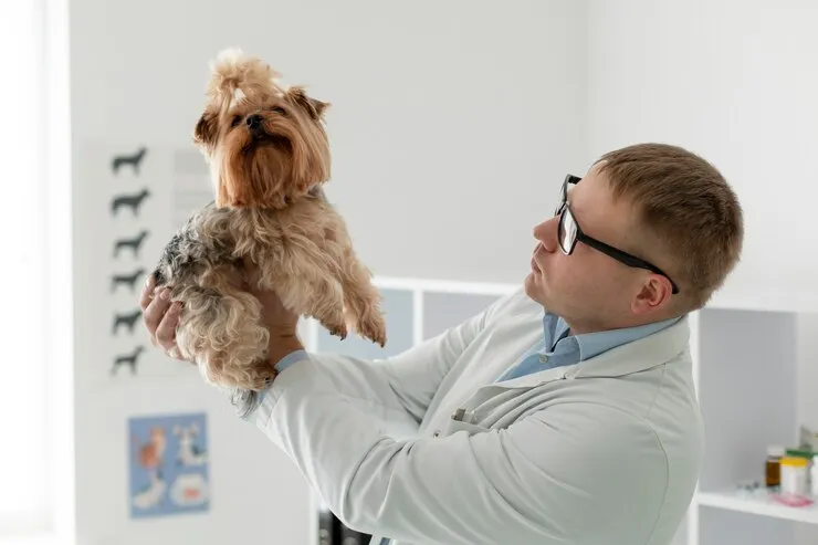 Лечение собаки ветеринаром в Москве